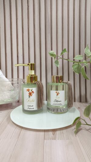 Kit Lavabo Alecrim Blanc - Bandeja Branca